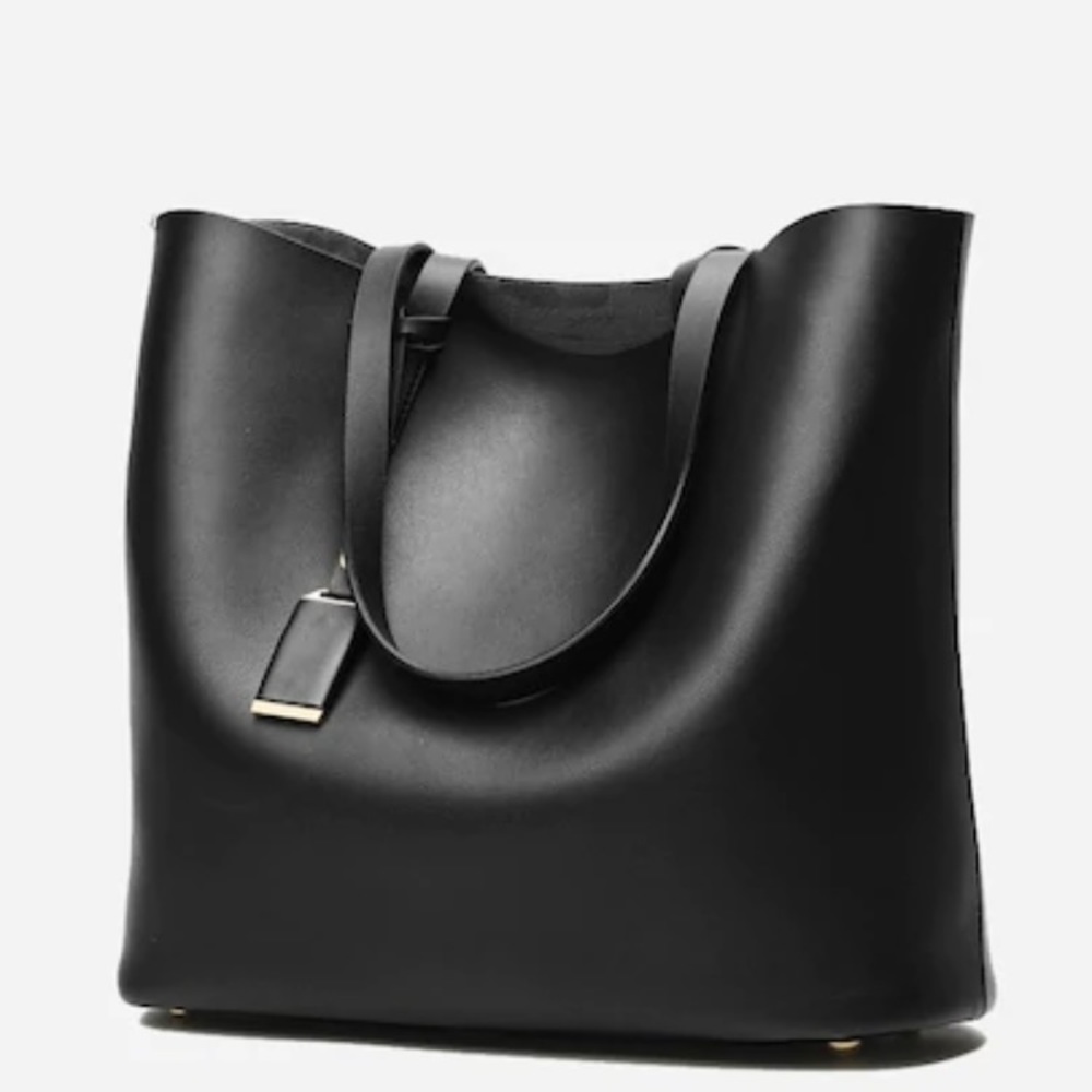 Vegan Leather Tote Bag